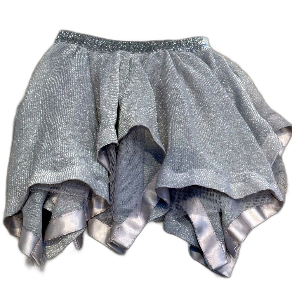 Girls silver twirly skirt 3t